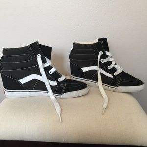 vans wedge heels